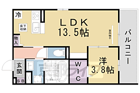 アドラブール 205 ｜ 京都府京都市山科区西野野色町（賃貸アパート1LDK・2階・42.79㎡） その2