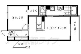 京都府宇治市神明宮北（賃貸マンション1LDK・2階・45.03㎡） その2