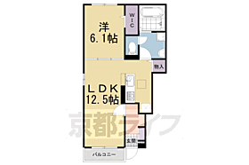 京都府綴喜郡井手町井手下赤田（賃貸アパート1LDK・1階・44.70㎡） その1