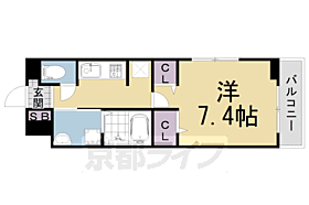 京都府城陽市枇杷庄鹿背田（賃貸アパート1K・1階・27.02㎡） その2