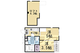 （仮称）音羽山等地Ａ 103 ｜ 京都府京都市山科区音羽山等地（賃貸アパート2K・1階・25.08㎡） その2