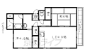 淀団地第一住宅2棟3階5.8万円