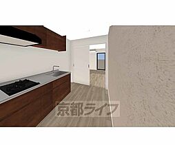 近鉄京都線 大久保駅 徒歩3分の賃貸マンション 2階1Kの室内