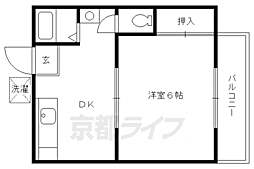 間取図画像 1DK