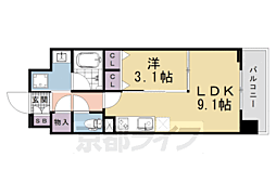 リシュドール梅小路 9階
