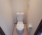 清潔感のあるトイレです。