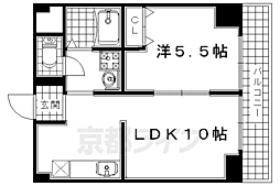 ファミーユ長谷川 1LDKの間取図画像