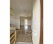 玄関から見たところです。