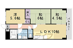 メゾンドリッツ 3LDKの間取図画像