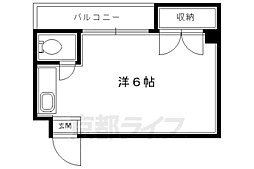 アヴェニール佐藤 ワンルームの間取図画像