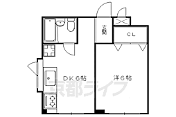 メゾン・ド・ペペ 1DKの間取図画像