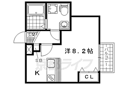 INCUBATE ワンルームの間取図画像