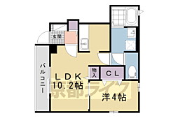ルピナス等寺院 1LDKの間取図画像