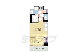 LEONCOMFORT西大路御池 1LDKの間取図画像