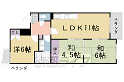 ローファス小島 3LDKの間取図画像