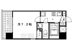 和泉ハイツ 1Kの間取図画像
