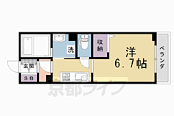 シュロス京西陣 ワンルームの間取図画像