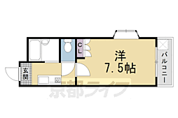 ジュネス丸池 1Kの間取図画像