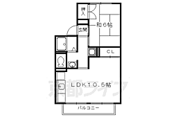 セジュール北山 2階/202