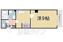 ソフィア円町 1Kの間取図画像