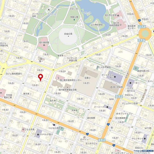 地図を拡大表示