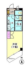 ハイネスT.S. 1Kの間取図画像