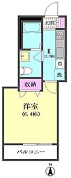 間取図画像 1K