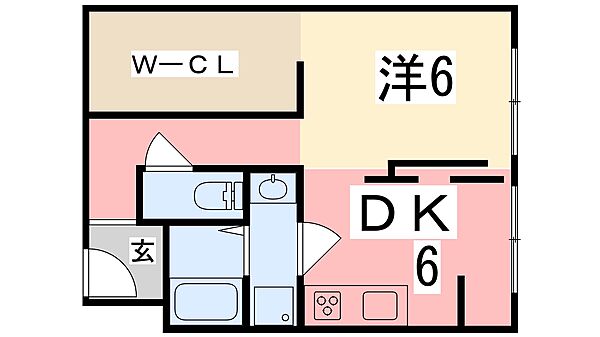 奥野ビル 406｜兵庫県姫路市土山５丁目(賃貸マンション1DK・4階・47.80㎡)の写真 その2