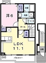 エスペランサ白国I 202 ｜ 兵庫県姫路市白国１丁目（賃貸アパート1LDK・2階・46.09㎡） その2