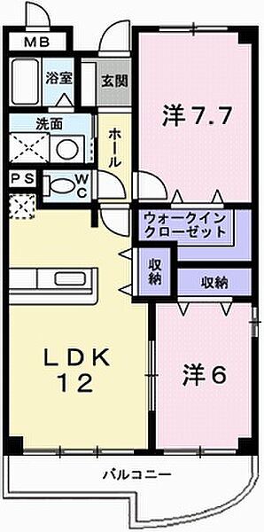 ラフォーレ広畑 301｜兵庫県姫路市広畑区小坂(賃貸マンション2LDK・3階・61.03㎡)の写真 その2