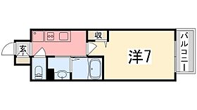 Luxe姫路 1006 ｜ 兵庫県姫路市朝日町（賃貸マンション1K・10階・23.06㎡） その2