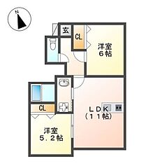 物件の間取り