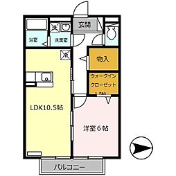 間取図画像 1LDK