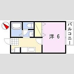 TIA 1Kの間取図画像