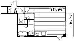 Mep総社本町 ワンルームの間取図画像
