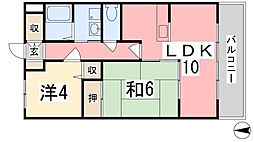 ファルネーゼ鵤 2LDKの間取図画像