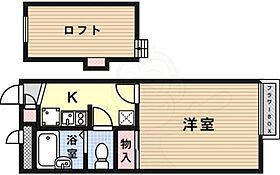 大阪府高槻市南平台１丁目1番19号（賃貸アパート1K・1階・19.87㎡） その2