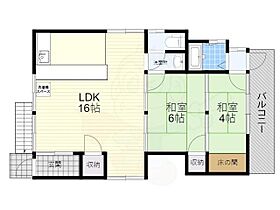 大阪府高槻市上土室５丁目（賃貸テラスハウス2LDK・2階・60.75㎡） その2