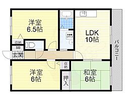 フレーバーフラッツ 3LDKの間取図画像