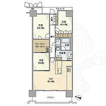 大阪府三島郡島本町百山（賃貸マンション3LDK・2階・76.99㎡） その2