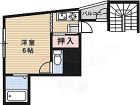 大阪府高槻市南松原町（賃貸マンション1K・4階・19.00㎡） その2