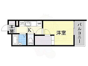 大阪府高槻市八丁畷町1番9号（賃貸マンション1K・1階・19.87㎡） その2