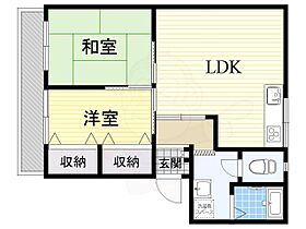 大阪府高槻市芝生町１丁目23番4号（賃貸マンション2LDK・2階・46.00㎡） その2