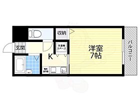 大阪府高槻市奈佐原２丁目（賃貸マンション1K・4階・22.09㎡） その2