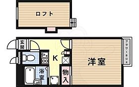 大阪府高槻市高垣町76番10号（賃貸アパート1K・2階・20.28㎡） その2