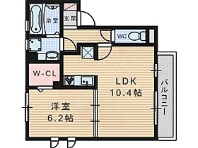 大阪府茨木市鮎川２丁目1番1号（賃貸アパート1LDK・1階・42.14㎡） その2