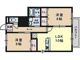 大阪府高槻市土橋町（賃貸アパート2LDK・1階・50.00㎡） その2