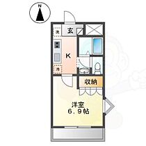 大阪府高槻市上牧北駅前町（賃貸アパート1K・2階・24.75㎡） その2