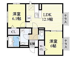 東海道・山陽本線 摂津富田駅 徒歩18分