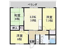 グランデ生野 3階/-